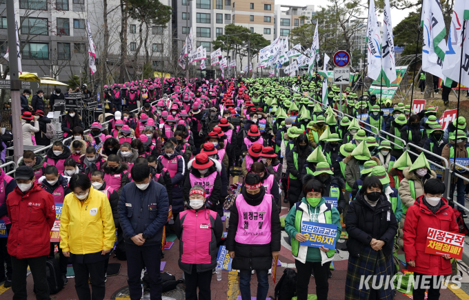 거리로 나선 노동자, 집회는 계속 된다