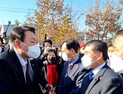 윤석열 국민의힘 대선 후보, 완주 방문 “미래 수소산업 투자 필요”