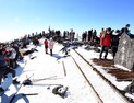 한라산 백록담, “인증샷 인파로 북적북적”