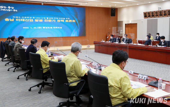 충남도, '저궤도 위성·도심 항공 교통' 전략 모색