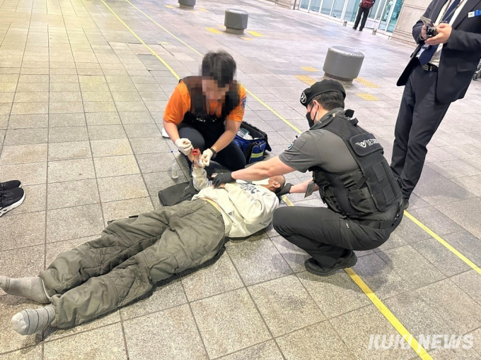 인천공항 보안경비원의 하루…