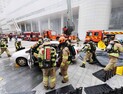 “실전 같아요” 코엑스 일대서 재난대비 훈련