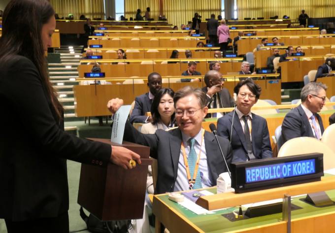 韓, 유엔 안보리 11년 만에 재진입… 북핵 대응 등 한미일 공조 탄력