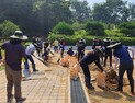 전북교육청, 집중호우 피해복구 봉사활동 출동