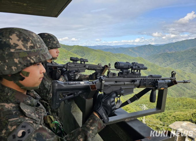 한가위 연휴 간에도 GOP 장병들 '전투준비태세' 이상무