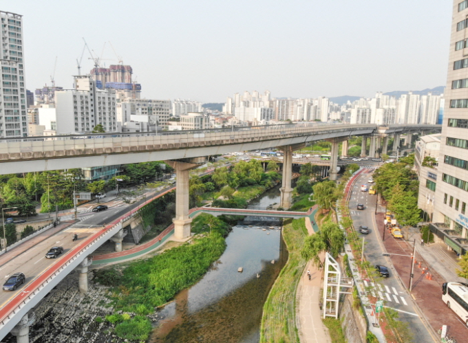 정릉천·청계천~한강 1655m…서울도심 잇는 자전거도로 개통