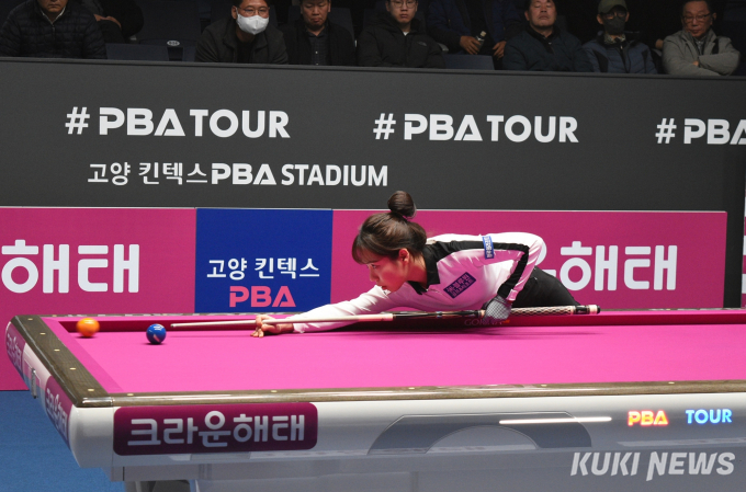 LPBA 챔피언십 8강 김민영-김민아 [쿠키포토]