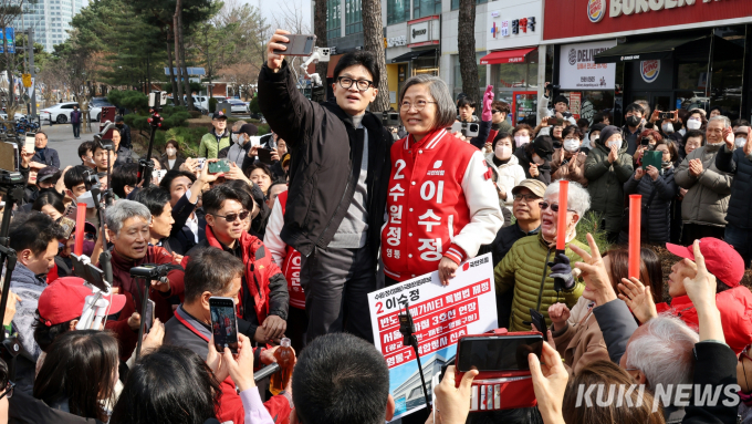 한동훈 “지하철 3호선 수원 연장 해내겠다” [쿠키포토]