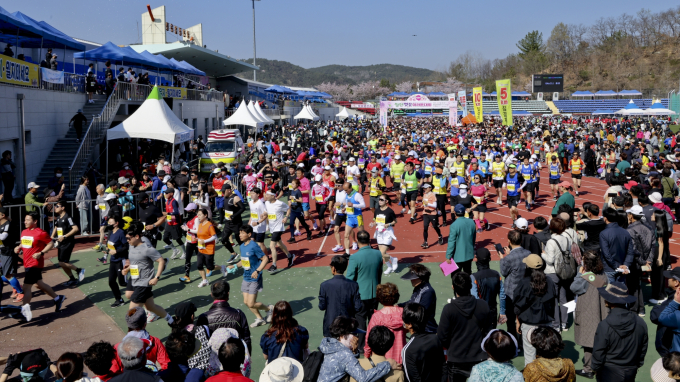 제23회 합천벚꽃마라톤대회 전국 1만3102명 신청…역대 최다