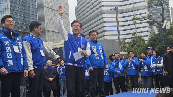 이재명 “딱 151석만 확보하게 해달라”