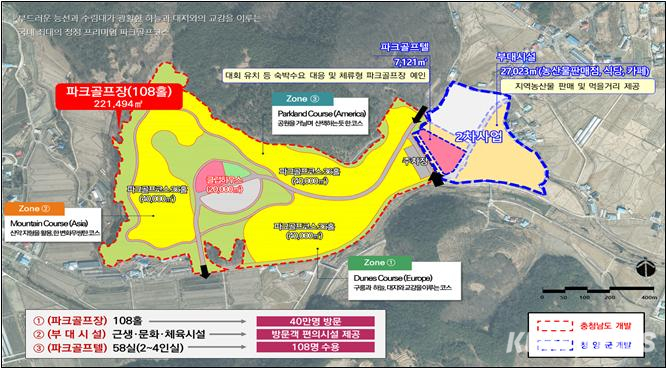 108홀 규모 충남도립파크골프장 2026년 문연다