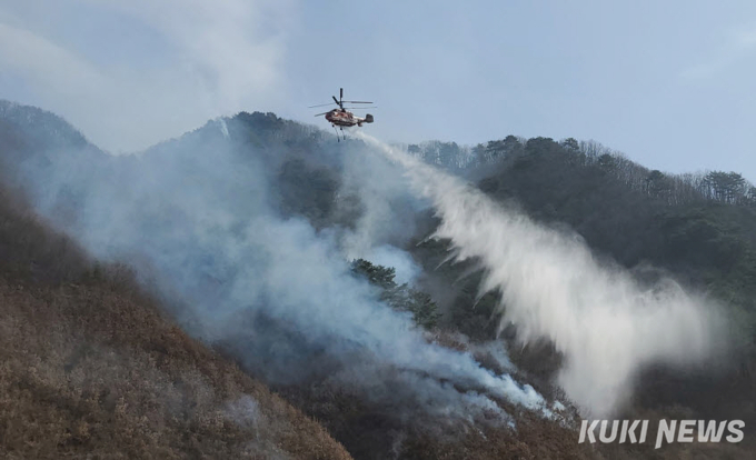 휴일 강원서 산불 잇따라…산림청, 산불재난 경보 '경계' 격상