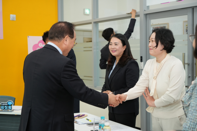 하윤수 교육감, '보건교사와 함께하는 건강한 Day' 열어 직접 소통 나섰다