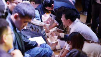송파구, ‘제44회 장애인의 날’ 맞아 세족식 행사