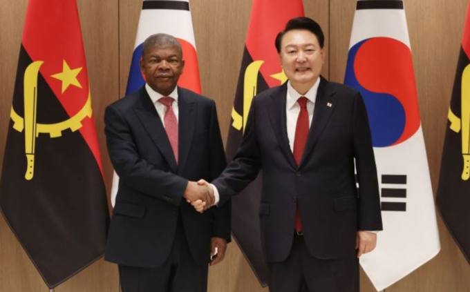 尹대통령, 앙골라 대통령과 용산에서 정상회담…무역·투자·에너지 협력 증진