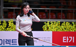 ‘당구 여신’ 차유람, 제주에서 승전보…정수빈은 스롱 격침 [LPBA]