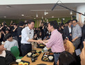 이준석, 가천대서 안철수와 ‘극적 회동’ [쿡 정치포토]