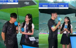 외신도 주목…손흥민-오하영 우산 논란, ‘젠더 갈등’으로 번지나