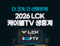 SOOPTV, LCK CUP 중계로 시청률 3배 ‘껑충’…대화면으로 즐기는 응원 문화 확산