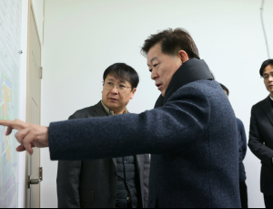 박승원 광명시장, 광명시흥 테크노밸리 공사 현장 점검
