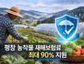 평창지역 농민들에 농작물 재해 보험료 최대 90% 지원