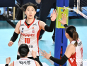 눈물 쏟은 박정아…페퍼 장소연 “허벅지 근육통 심해…무릎도 좋지 않다” [쿠키 현장]
