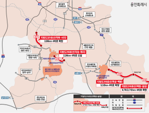 용인시, 4차 경기도 도로건설계획에 4개 도로 확장·신설 반영