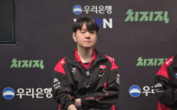 농심 최인규 “실력에서 밀렸다…1세트 구도대로 게임 안 돼” [쿠키 현장]