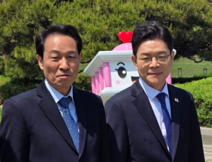 與 우상호, 정원오 만나 공동번영 협력…‘강원 발전’ 정책 가속 [6·3 지선]