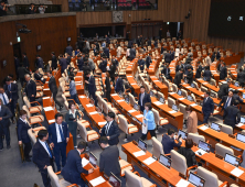 “개헌 상정 않겠다”…본회의 열자마자 산회 [쿠키포토]