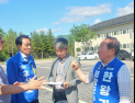 민주당 한왕기 평창군수 후보, 우상호 도지사 후보와 합동유세 펼치며 본격 표심 공략