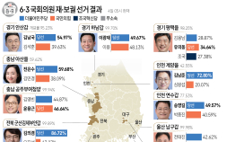6·3 재보궐 선거 與 9곳 승리, 국힘 4석 확보…한동훈 원내 입성