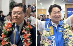 민주당, 충남 兩大도시 천안·아산 시장 석권… 천안 장기수, 아산 오세현