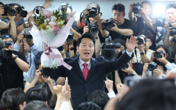 막판 선거 뒤집혔다…오세훈, 최초 ‘5선 서울시장’ [쿠키포토]