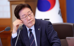 李대통령 지지율 3주 연속 하락해 55.2%…민주·국힘 지지율 격차 0.7%p