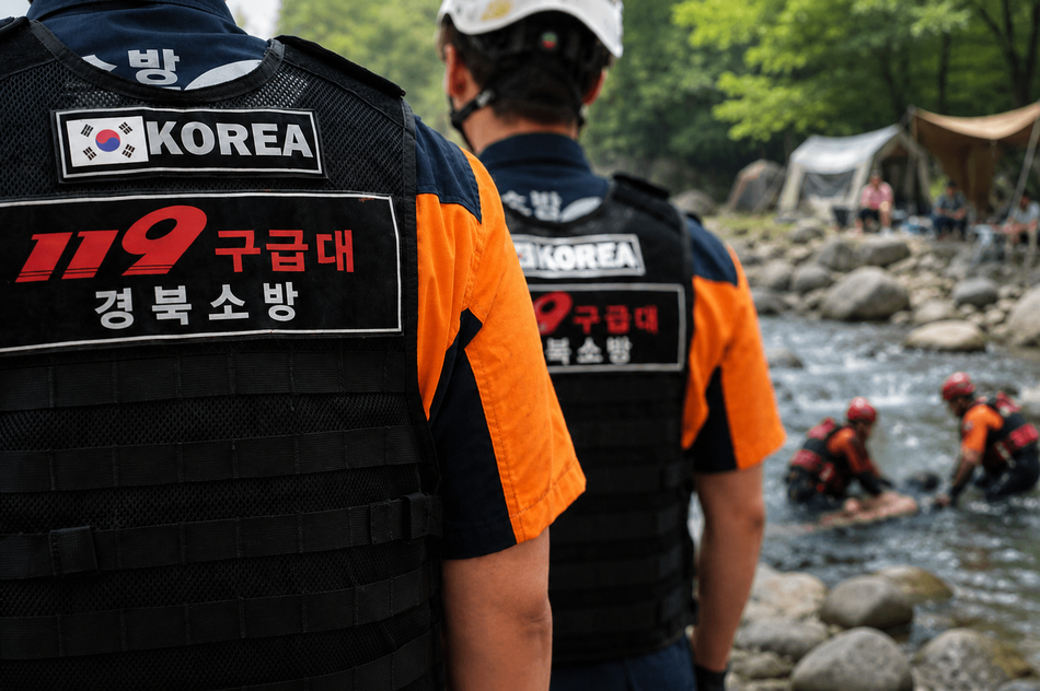 경북소방본부 119 구급대. AI 생성 이미지