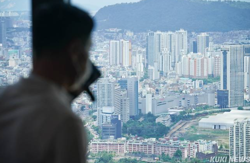 서울 여의도 63빌딩 전망대에서 바라본 서울시내. 쿠키뉴스 자료사진